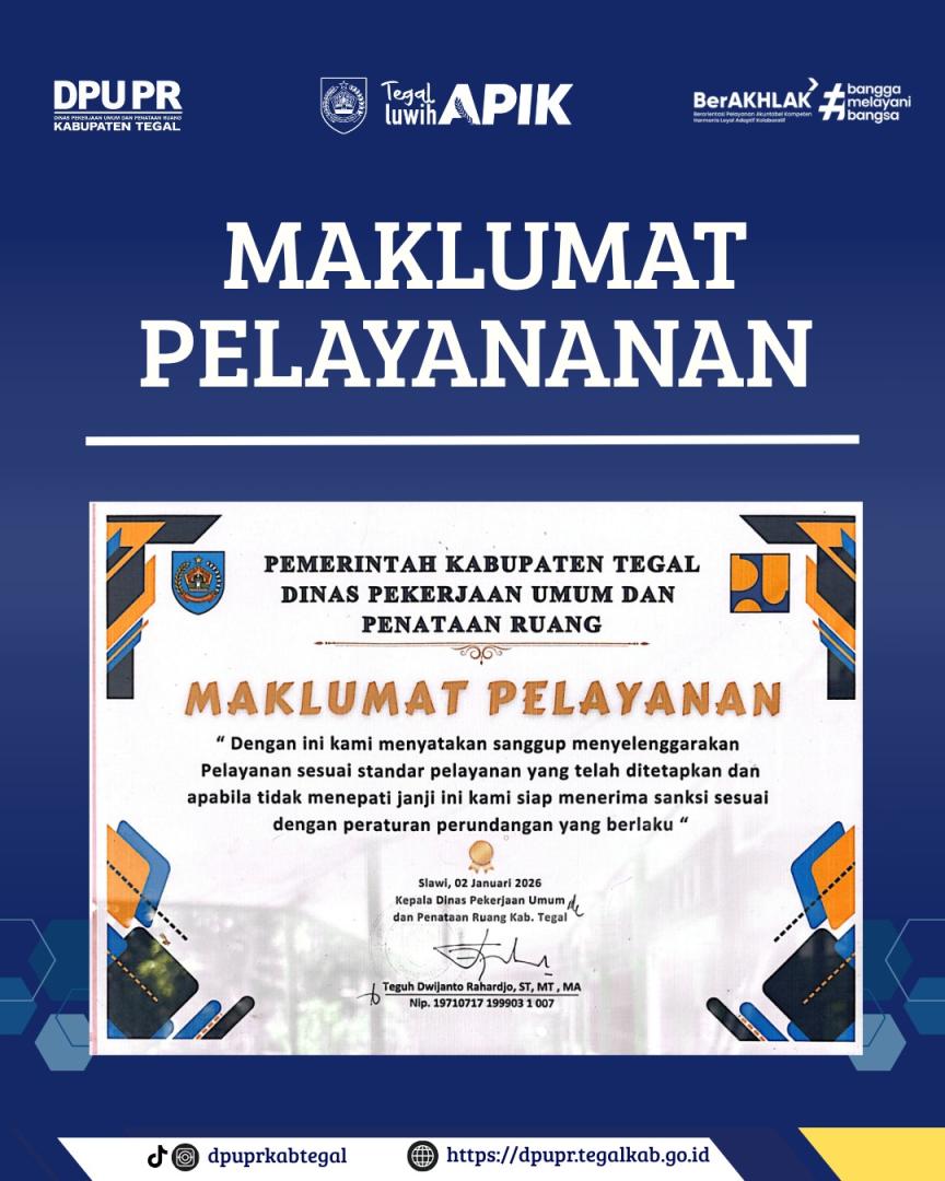 Melayani dengan Integritas, Membangun dengan Kualitas