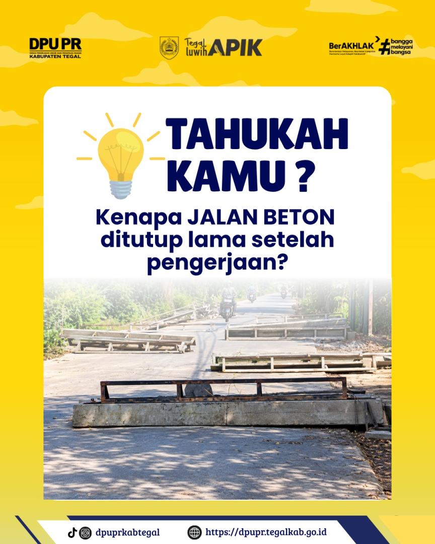 Jalan Sudah Dibeton, Kok Masih Ditutup?